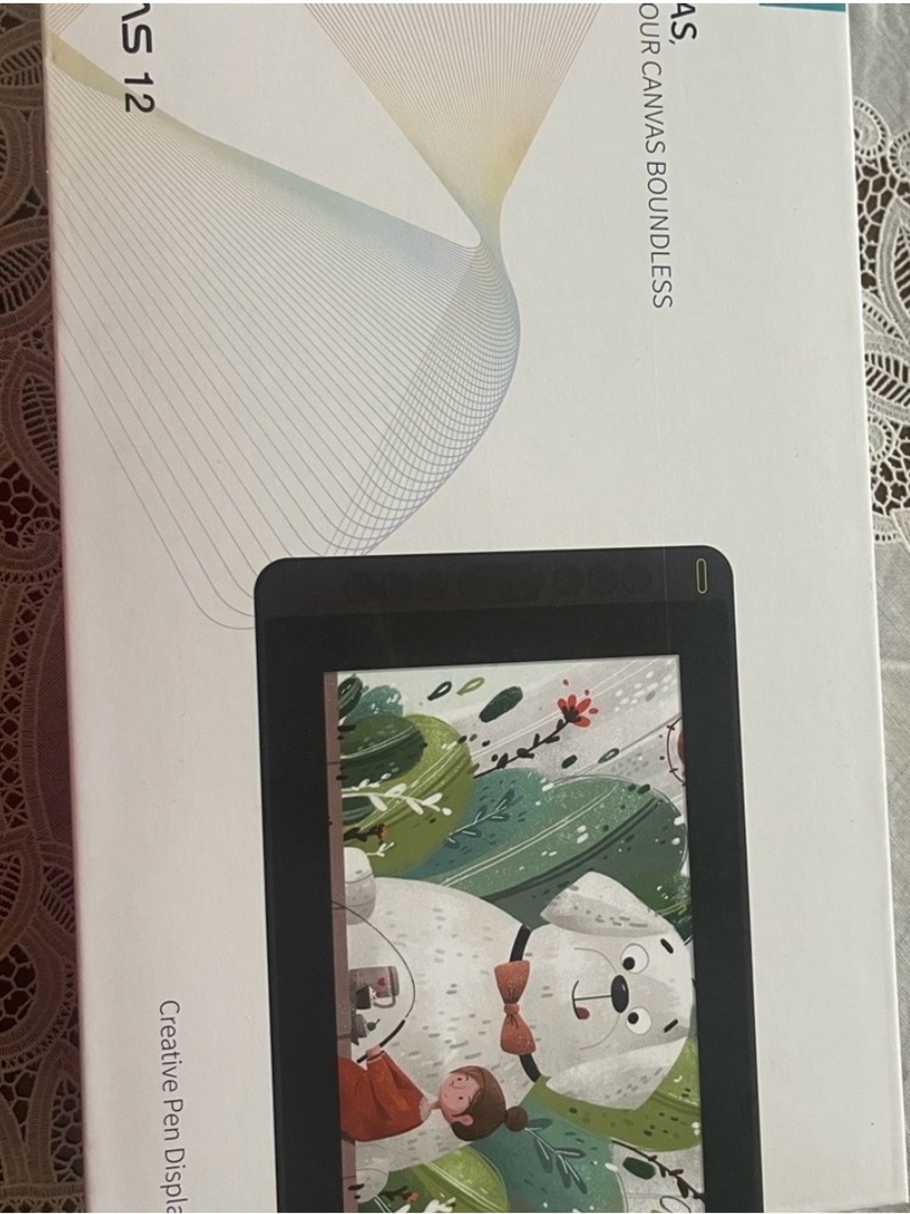 Creative Pen Display Tablet in Black - Graphics Drawing Monitor